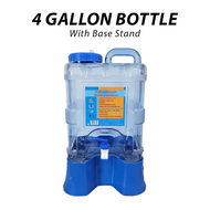 4 Gallons Polycarbonate Water Container + Stand with Float Ball ( 15 Liters )