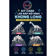 DINOSAUR KIT CARD – ASSEMBLY 3D PRINTED DINOSAURS