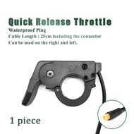 ESOULBIKE Quick Thumb Throttle Bike Throttle ebike accessories 3Pin Waterproof SM Connector Electric