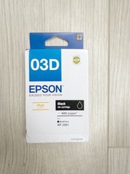 Epson 03D Black Ink Cartridge C13T03D183 WF-2861 原廠 大容量 黑色 墨水 T03D