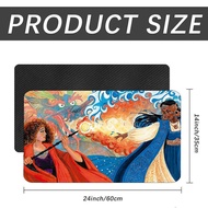 Magic Card Game Play Mat, Trading Card Game Play Mat, Rules Zones TCG CCG Play Mat Compatible for Tr