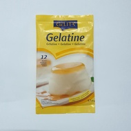 แผ่นเจลาติน Gelatine Gelita แบบซอง 12 แผ่น