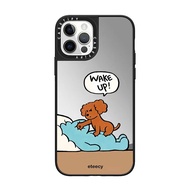 Drop proof CASETI Mirror phone case for iPhone 15 15Pro 15promax 14 14pro 14promax 13 13pro 13promax Side printing hard case Dog Friend 12 12promax iPhone 11 case high-quality