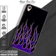 Softcase Oppo A37F / A37 - Casing Oppo A37hp / A37F FIRE Motif - Silicone Oppo A37Fhp - OPPO A37F Ca