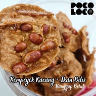 Homemade Rempeyek Kacang Tanah Ikan Bilis Rangup