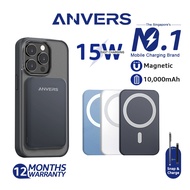 Anvers Magnetic Wireless Power Bank - M.S, Battery Pack Powerbank Portable Charger for iPhone 15/14/13/12
