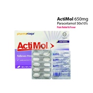 Pharmaniaga Actimol Paracetamol 650mg - 50 x 10's