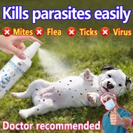 100% Authentic Pet flea spray Tick and flea spray 100ml gamot sa malalang galis sugat sa katawan Pam