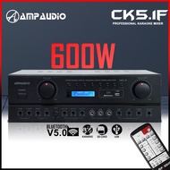 Karaoke Amplifier Ampaudio CK5.1F Bluetooth Stereo Amplifier Wireless Audio Home Karaoke Power Ampli