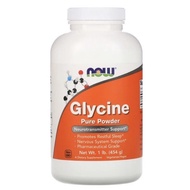 NOW Foods, Glycine, Pure Powder, 1 lb (454 g), EXP 12/2028