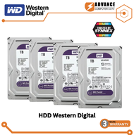 [พร้อมส่ง] ของแท้ HDD ฮาร์ดดิสก์ WD Purple Western Digital 1TB/2TB/4TB/6TB   CCTV สำหรับกล้องวงจรปิด