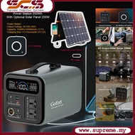 Gofort LED Lighting Power Station 550Wh With Optional Solar Panel 200W for Camping/Emergency Battery