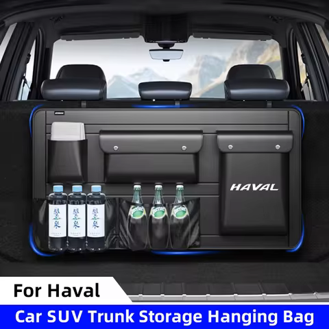 Car Trunk Organizer Storage Bag For Haval H3 H4 H1 H2 H5 H6 H7 H8 H9 F5 F7 SUV/MPV Car Backseat Hang