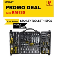 STANLEY STMT 81243-840 110pcs Stanley Tool Box Set Stanley Tool Set Stanley Spanner Box Combination 