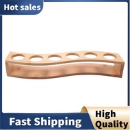 Shot Glass Holder Set-1Oz/30Ml Shot Glass Set Bamboo Shot Glass Holder, 6Pcs Shot Glass Set, Perfect