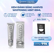 Marvis Whitening Toothpaste 85ML - Italian toothpaste whitens, reduces plaque, protects teeth