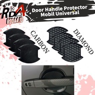 Door HANDLE PROTECTOR UNIVERSAL CARBON DIAMOND Car DOOR PROTECTOR