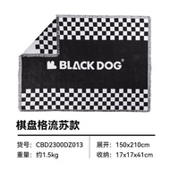 Blackdog Blanket 150x210cm 2 Side Design Black and White Picnic Mat Table Cloth Petak Blackcamp