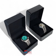 ELEGANT BLACK WATCH BOX JET BLACK WATCHES BOX