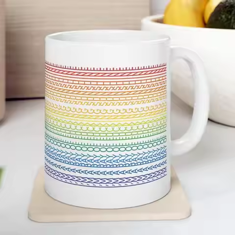Funny Coffee Mug Unseen Message Coffee Mug Coffee Shop Latte Latte Cup Drinking Cup Tea Cup Milk Jui