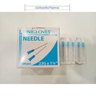 UNIGLOVES Needle 23G X 1 ¼ × 5's Needles