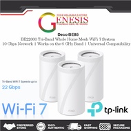TP-LINK Deco BE85 BE22000 Tri-Band Whole Home Mesh WiFi 7 System
