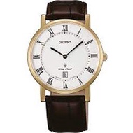 [Powermatic] Orient Classic Quartz White Dial Men's Leather Watch FGW0100FW0