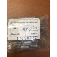 Resistor 2watt 8k2 2w 8k2 - 8k2 JI27
