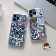 Butterfly Jeans Patchwork Phone Case For Redmi A7 Pro A5 A4 A3 A3X Pro A2 A1 9 Prime Power Activ 9T 