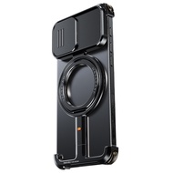 OATSBASF Kim Loại Nắp Trượt Bảo Vệ Ống Kính Ốp Lưng điện Thoại iPhone 16 ProMax / 16 Pro / 15 Pro /