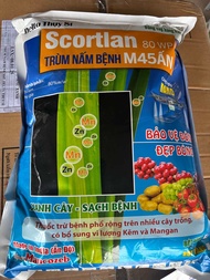 Scortlan 80Wp Trùm nấm bệnh M45 Ấn Xanh 1kg: Phổ rộng lưu dẫn 2 chiều trừ thán thưsương maiphấn trắn