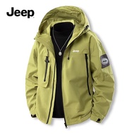 JEEP SPIRIT waterproof jacket lightweight jacket hooded outdoor hiking windproof jacket for women hi