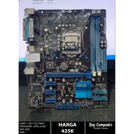 Motherboard Lga 1155 + processor + full set fan
