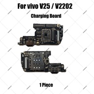 For vivo V25 V25E V29 V29E V29 Pro Charging Board Flex Cable USB Charger Port Dock Connector Parts