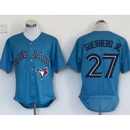 Fast ShippingToronto Blue Jays Toronto Blue Jays Baseball Uniform No. 27 Guerrerd jr Jersey Embroide