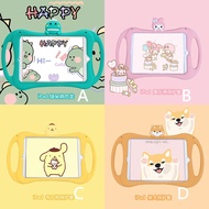 Cartoon Melody Apple iPad 10.2 Gen8 Gen7 Gen6 Gen9 ipad9 Pro 11 2020 2021 10.5 9.7 2018 2017 Air 4 1 2 3 iPad5 iPad6 mini 2 3 4 mini5 เปลือก dinosaur Soft TPU Case เคสซิลิโคน