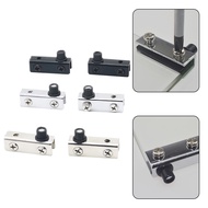 【DOOD】2PCS Glass Clip Glass Cabinet Door Hinge Hinge Showcase Door Accessories