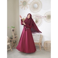 Nahira Dress by Attin - Gamis Polos Toyobo Ltd Busui Friendly By Attin