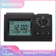 Lanqistore Muslim Azan Alarm Clock Electronic Desk Calendar 5 Times Prayer Reminder