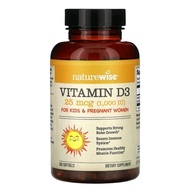 Naturewise~Vitamin D3 1000IU~ 5000IU 360 softgels
