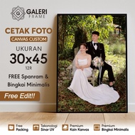 12R Canvas photo Print (30 x 45) Plus Minimalist Frame - CHEAPEST Canvas photo Print