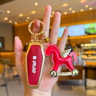 Zinc Alloy Leather Car Key Case Cover Protection Shell for Chery Icar 03 Icar03 AIQAR EQ7 EQ5 EQ3 JA