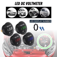 CAR LED DC VOLTMETER Gauge Display Monitor Battery Check Measurement Meter system Bateri Kereta Moto