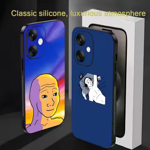 Popular Wojak Design pictures Phone Case For Xiaomi Redmi 14C 13C 12C Note14 13 12 11 10 Pro Plus S 