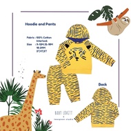 Baby lovett, Tiger Matchbox Chapter 4, Hoodie&amp;Pants, Size 3T มีตำหนิ