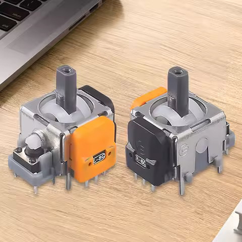 2pcs Hall Electromagnetic Joystick Joystick Sensor Replacement Joystick Analog 3D Analog Joystick fo