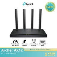TP-LINK ARCHER AX12 DUAL BAND WI-Fi 6 ROUTER AX1500 OFFICIAL 1 YEAR WARRANTY TP Link Router