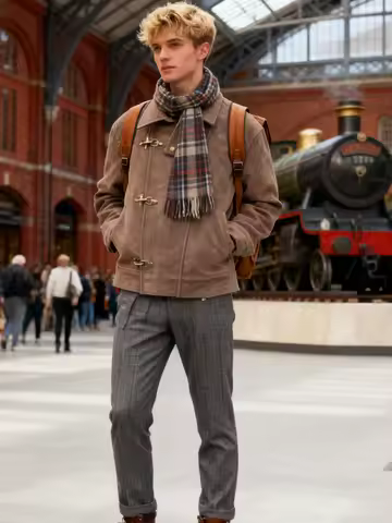 Y2k American Coat Retro Brown High Street Aircraft Button Jacket Men Women Korean Vintage Casual Jac