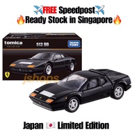 【Ready Stock in SG】Takara Tomy Mall Original Model Tomica Premium Ferrari 512BB Black Takaratomy Mal