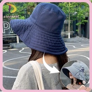 DIACHASG Bucket Hat Outdoor UV Protection Panama Hat Foldable Sunshade Hat